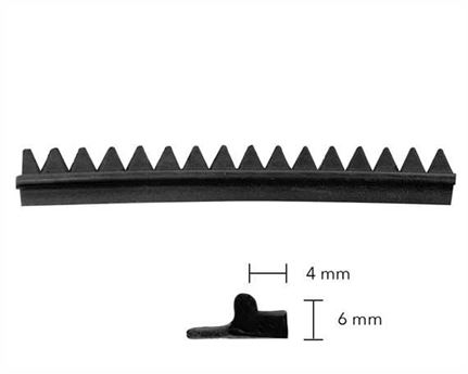 RANDING HI RISE PLAIN RUBBER BLACK (MT)