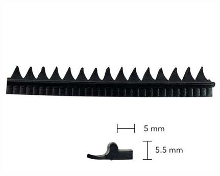 RANDING RUBBER EMBOSSED 1668 BLACK