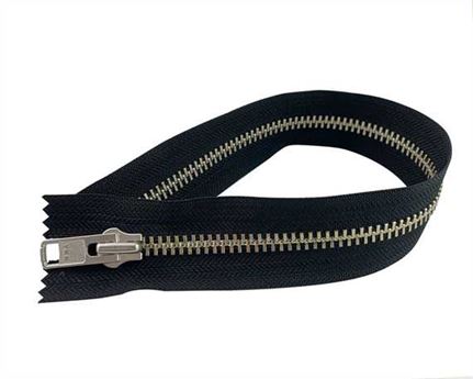 ZIP CLOSED END #10 NICKEL BLACK TAPE 30 CM