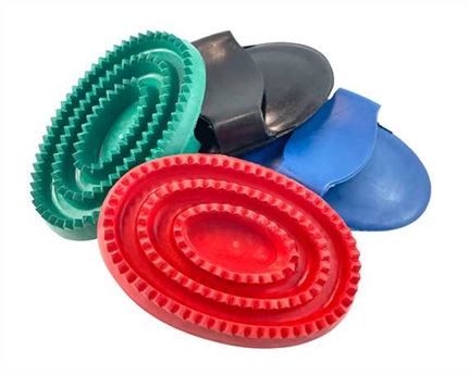  SADDLE DOCTOR CURRY COMB RUBBER 15,5 CM BLACK