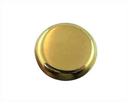 ORNAMENT BRASS FACE PIECE STUDS 15MM