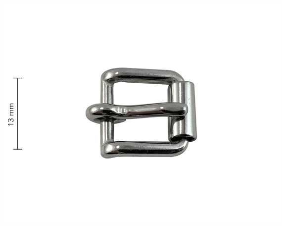 BUCKLE ROLLER HARNESS STAINLESS STEEL 13MM