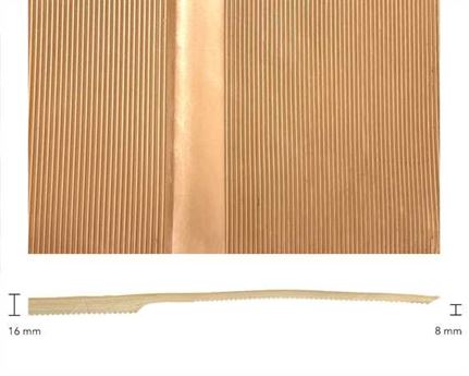 EVA STEP SOLES RIPPLE #405 SHEET SIZE 66 x 101CM COCOA