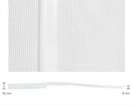 SHOE DOCTOR PREMIUM EVA STEP SOLES RIPPLE #405 SHEET SIZE 66 x 101CM WHITE