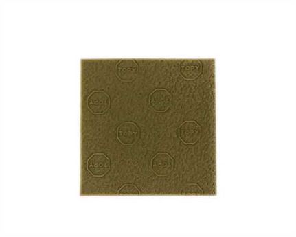 TOPY HEELING STRONG SQUARES 6MM SZE 5 CARAMEL PER 20 PAIR