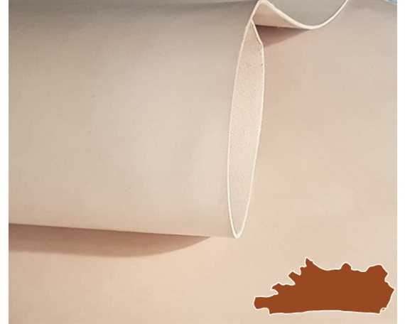 VEG TANNED YEARLING SIDES NATURAL 1.0/1.2MM LEATHER FROM BRAZIL