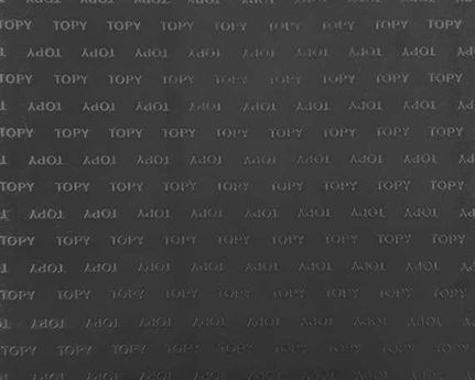 TOPY HEELING VULKOTOP SHEET (50 X 25CM) 6MM SMOOTH BLACK