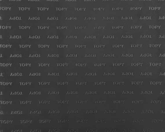 TOPY HEELING VULKOTOP SHEET (50 X 25CM) 6MM SMOOTH BLACK