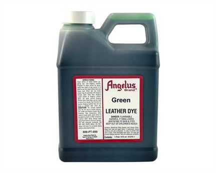 ANGELUS LEATHER DYE GREEN #050 1 PINT/473ML