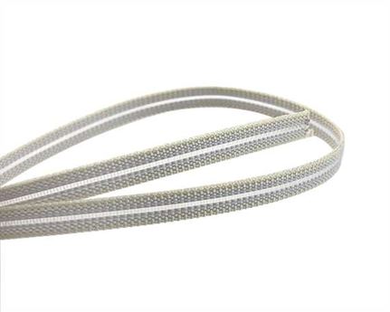 SHOE DOCTOR ELASTIC BUCKLE BEIGE STYLE #1686 (PER L/MTR) 8MM
