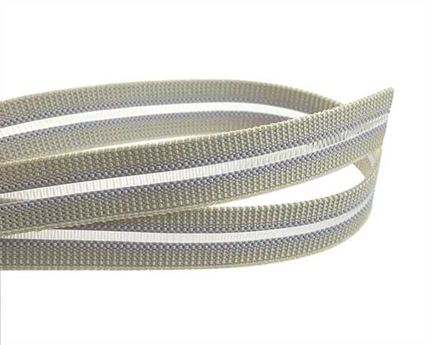 SHOE DOCTOR ELASTIC BUCKLE BEIGE STYLE #1686 (PER L/MTR) 14MM