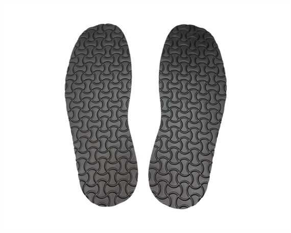 FULL RUBBER SOLE BONE SHAPE BK STYLE LARGE 5MM BLACK