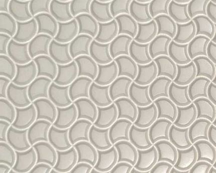 VERMANI 10MM BONE SHAPE PATTERNED SHEET 110  X 57CM BEIGE