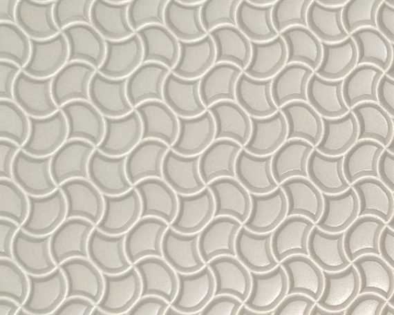 VERMANI 10MM BONE SHAPE PATTERNED SHEET 110  X 57CM BEIGE