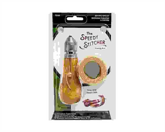 SPEEDY STITCHER SEWING AWL + THREAD #200 BLISTER PACK