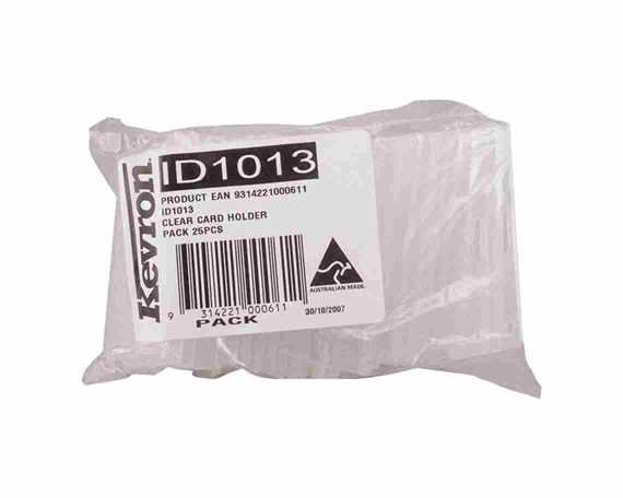 KEVRON CARD HOLDER CLEAR ID1013 BAG OF 25