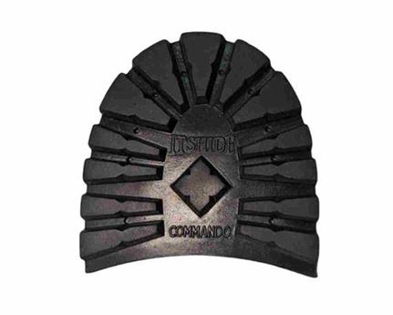 LUG COMMANDO ITSHIDE DEEP RUBBER HEELS 3 1/2" BLACK