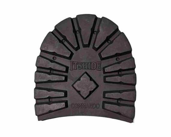 LUG COMMANDO ITSHIDE DEEP RUBBER HEELS 3 1/2" BROWN