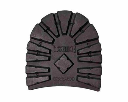 LUG COMMANDO ITSHIDE DEEP RUBBER HEELS 3 1/4" BROWN