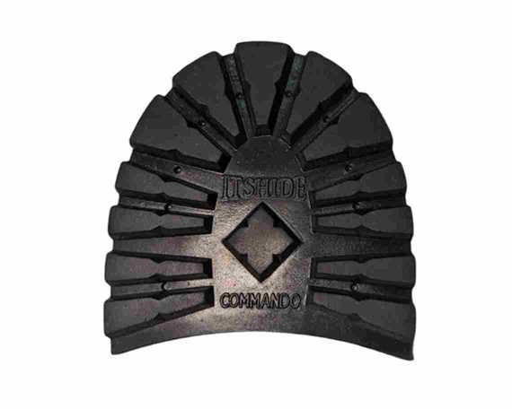 LUG COMMANDO ITSHIDE DEEP RUBBER HEELS 3 3/4" BLACK