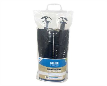 SHOE DOCTOR LIGHTWEIGHT BOOT SHAPERS 33CM LONG PLASTIC (PAIR)
