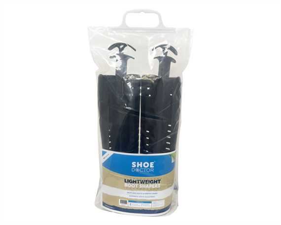 SHOE DOCTOR LIGHTWEIGHT BOOT SHAPERS 33CM LONG PLASTIC (PAIR)