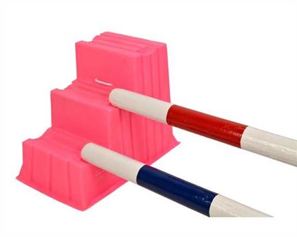 STUBBS UP & OVER 3 STEP MOUNTIE WITH POLE HOLD PINK
