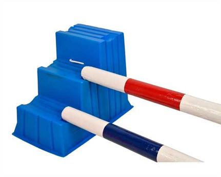 STUBBS UP & OVER 3 STEP MOUNTIE WITH POLE HOLD BLUE