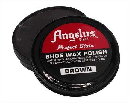 ANGELUS SHOE WAX BROWN 75GM