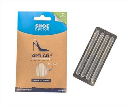  SHOE DOCTOR OPTI-GEL SLING BACK GRIPS (2 PR PACK)