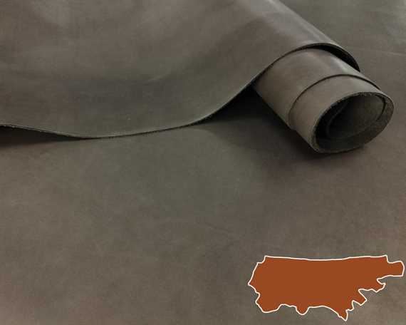 PANEL SIDE LEATHER F/GRAIN 2.3/2.5MM ESPRESSO (PER EACH) AVE 23 SQ FT