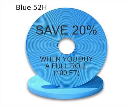 BioThane« BETA« SUPER HEAVY (1") 25MM PASTEL BLUE BU52H (PER L/FT)