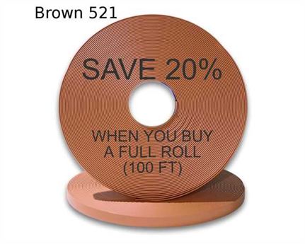 BioThane® BETA® STANDARD (1/2") 13MM CARAMEL BR521 (PER L/FT)
