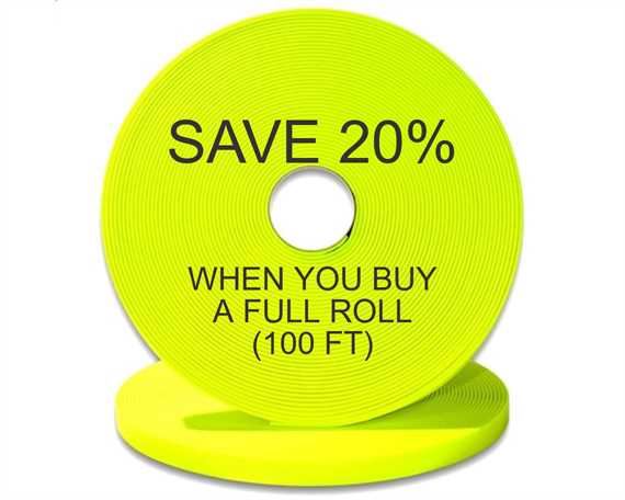 BioThane® BETA® STANDARD (5/8") 16MM FLURO LIME YE527 (PER L/FT)