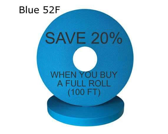 BioThane« BETA« STANDARD (3/4") 19MM LAGUNE BLUE BU52F (PER L/FT)
