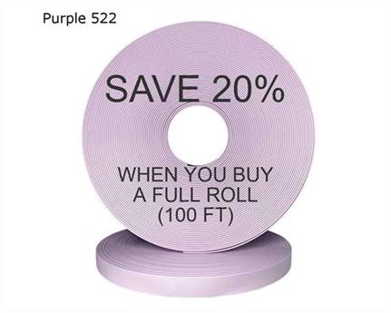 BioThane« BETA« STANDARD (3/4") 19MM LAVENDER PU522 (PER L/FT)