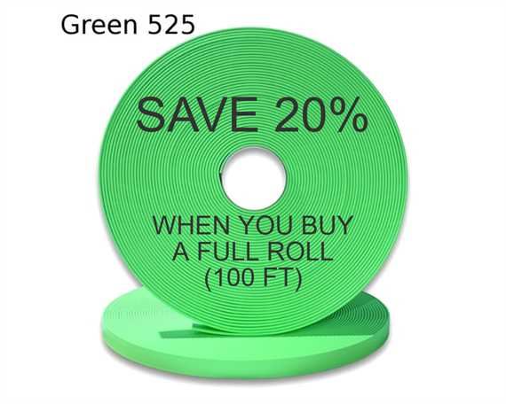 BioThane® BETA® STANDARD (5/8") 16MM PASTEL GREEN GN525 (PER L/FT)