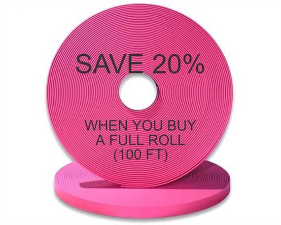 BioThane« BETA« STANDARD (5/8") 16MM PINK PK523 (PER L/FT)