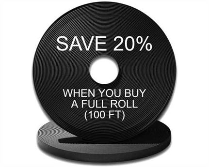 BioThane« BETA« SUPER HEAVY (1 1/2") 38MM BLACK BL520 (PER L/FT)