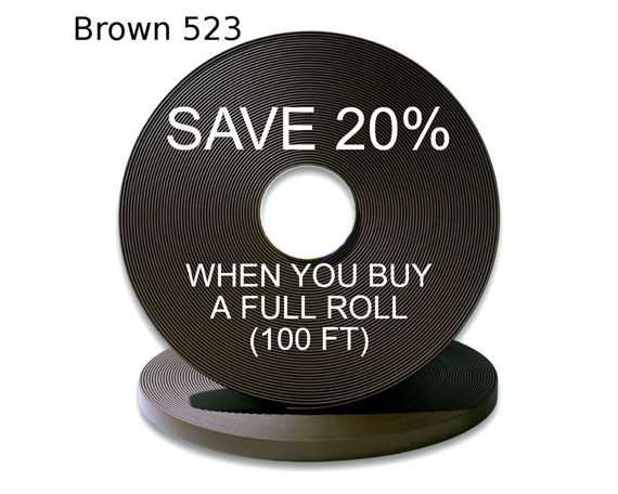 BioThane« BETA« SUPER HEAVY (1 1/2") 38MM BROWN BR523 (PER L/FT)