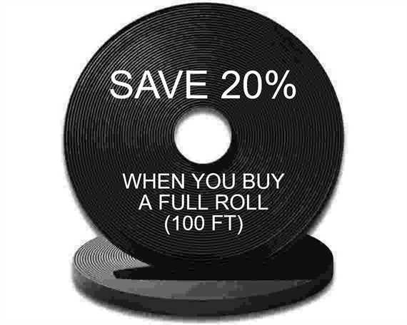 BioThane« BETA« STANDARD (1 1/2") 38MM BLACK BL520 (PER L/FT)