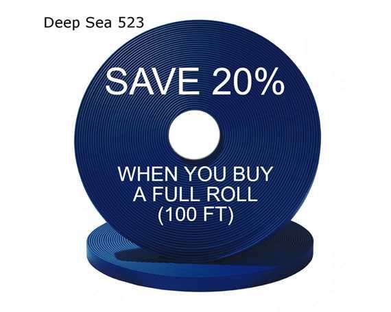 BioThane« BETA« STANDARD (1") 25MM NAVY BU523 (PER L/FT)