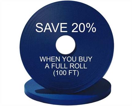 BioThane« BETA« STANDARD (3/4") 19MM NAVY BU523 (PER L/FT)
