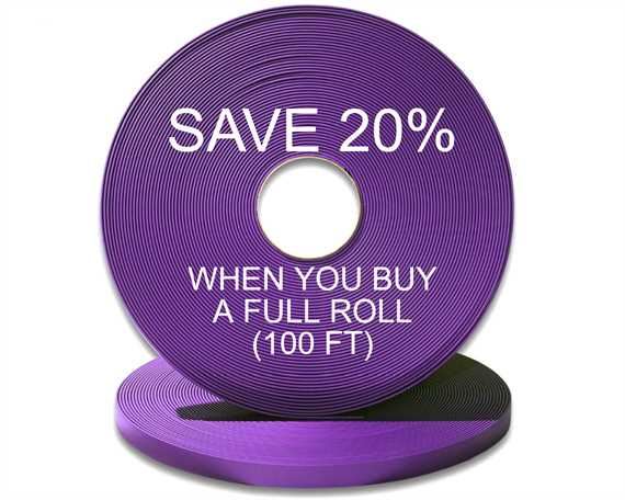 BioThane« BETA« STANDARD (3/4") 19MM PURPLE VI521 (PER L/FT)