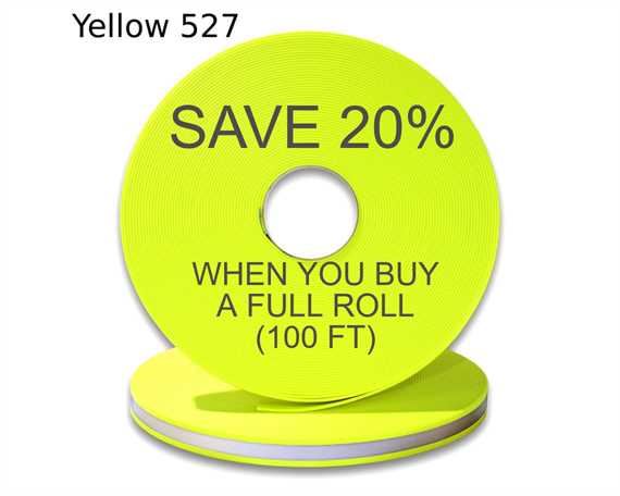 BioThane® BETA® REFLECTIVE (3/4") 19MM FLURO LIME YE527 (PER L/FT)