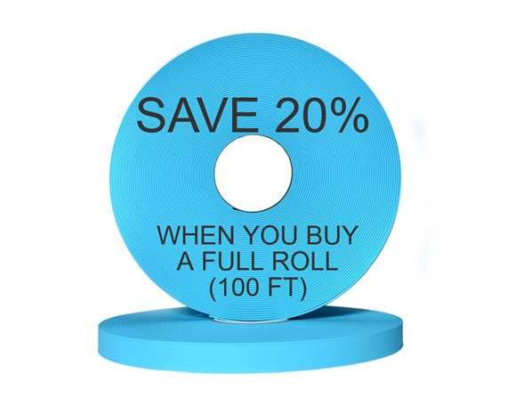 BioThane® BETA® ADJUSTABLE (5/8") 16MM PASTEL BLUE BU52H (PER L/FT)