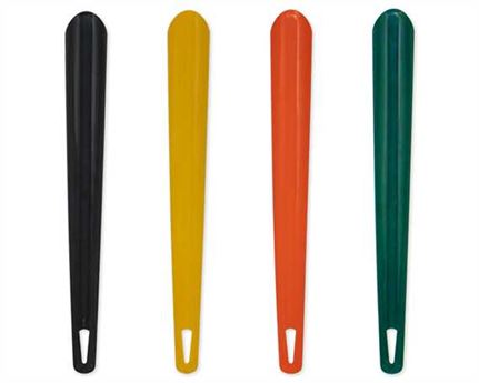 SHOE DOCTOR SHOE HORN PLASTIC 32cm ASSORTED COLOURS
