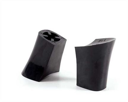 HEEL BLOCK BLACK CASALI ABS (301) 65MM (PAIR) BLACK
