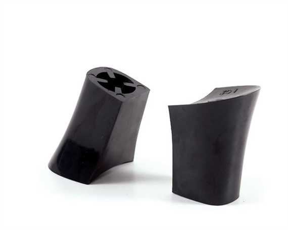 HEEL BLOCK BLACK CASALI ABS (301) 65MM (PAIR) BLACK