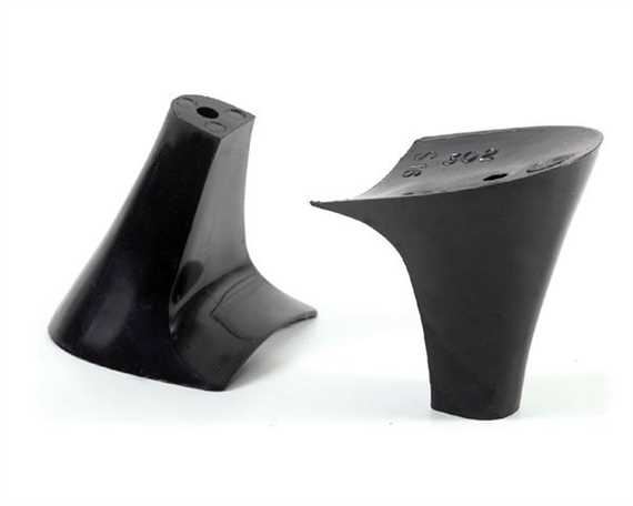 HEEL BLOCK BLACK CASALI ABS (302) 100MM (PAIR) BLACK
